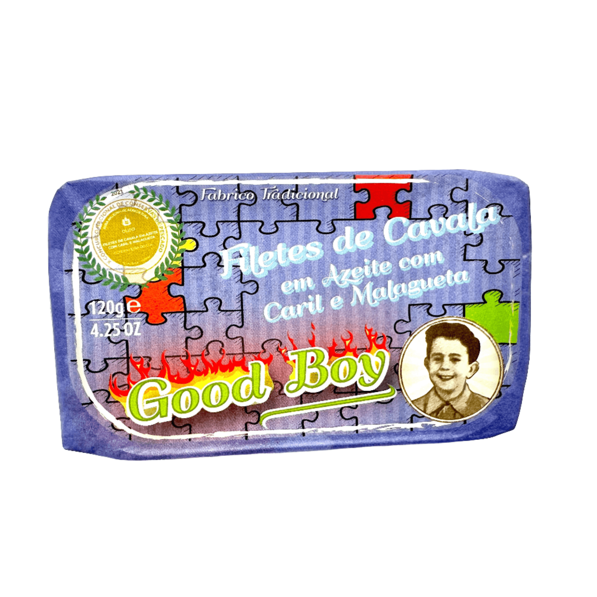 Skumbrių filė alyvuogių aliejuje su kariu ir čili pipirais | GoodBoy