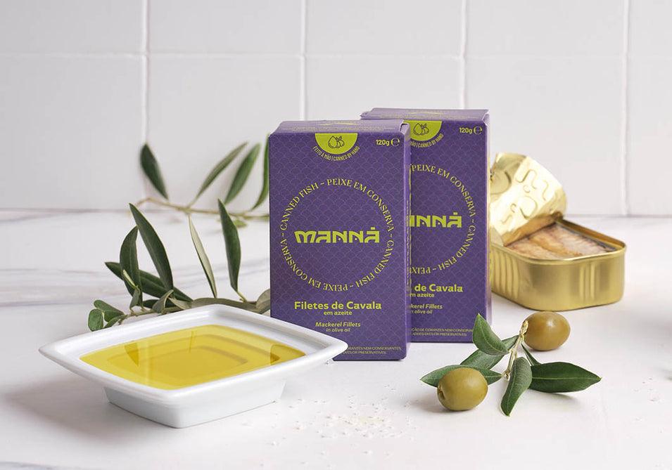 Skumbrių file alyvuogių aliejuje | Manná